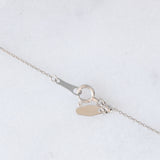 Collana vintage in platino con ciondolo con diamanti (0.47ctw), anni ‘90