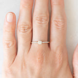 Solitario moderno in oro giallo 10K con diamanti (0.33ctw ca.)