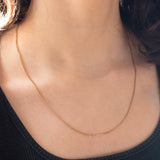 Catenina vintage francese in oro giallo 18K