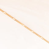 Catenina vintage in oro giallo 9K con maglia figaro