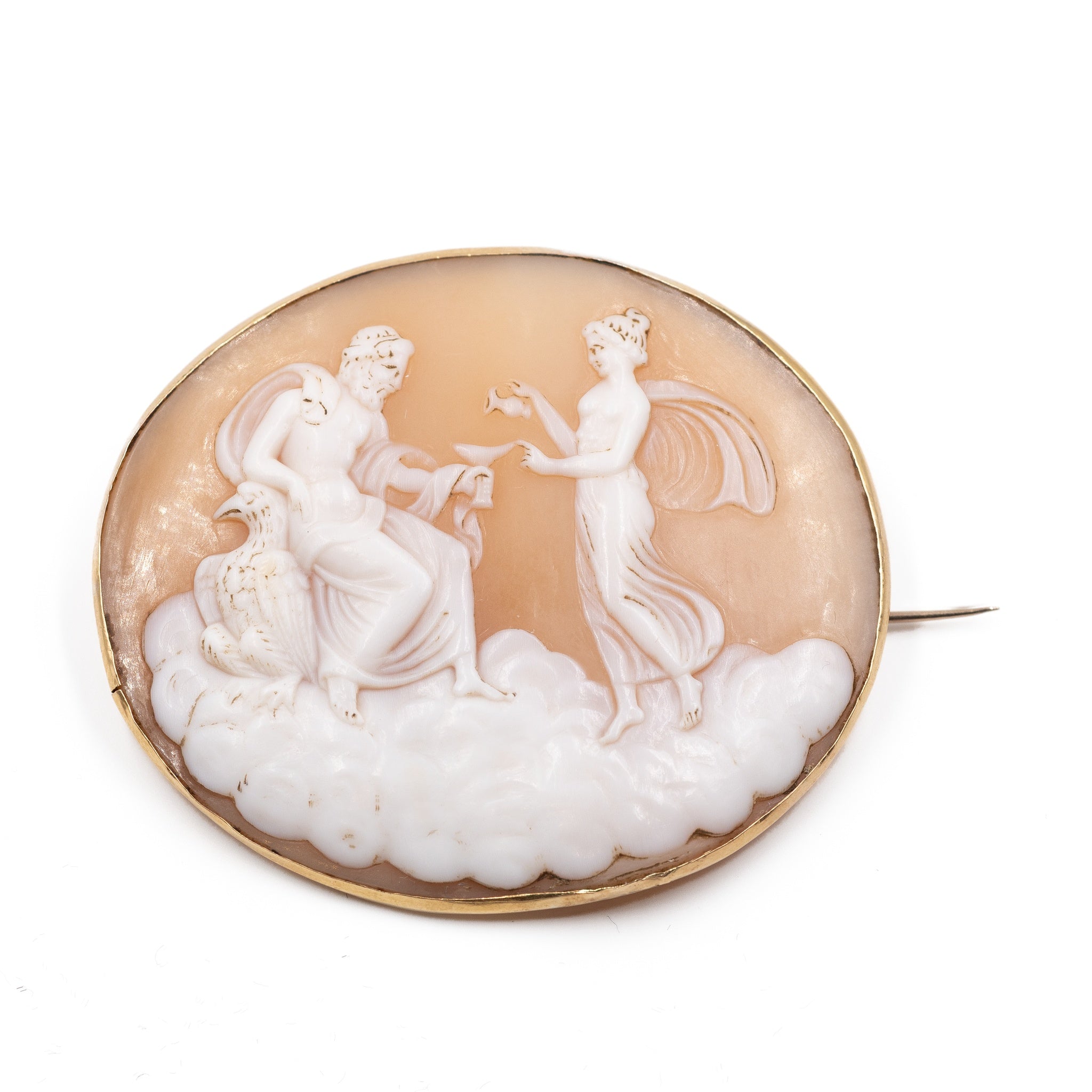 Spilla Cammeo Rosa Nera Con Scelta Del Colore Dell'ambientazione - Foto 4