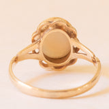 Anello antico in oro giallo 9K con opale (1.30ct ca.), anni ‘10/‘20