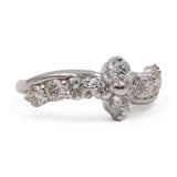 Anello vintage in platino 900 con diamanti (1ctw)