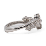 Anello vintage in platino 900 con diamanti (1ctw)