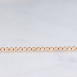 Tennis vintage in oro giallo 18K con diamanti di taglio brillante (1.50ctw), anni ‘90