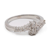 Anello contrarier vintage in platino con diamanti (0,50ctw)