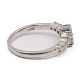 Anello contrarier vintage in platino con diamanti (0,50ctw)
