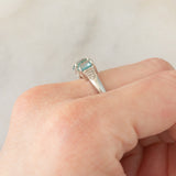 Trilogy in oro bianco 9K con ambligoniti (1.12ctw) e diamanti