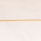 Catenina vintage con maglia ad anelline in oro giallo 18K