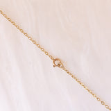 Collier vintage in oro giallo 8K con granati, anni ‘50/‘60