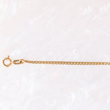 Braccialetto vintage in oro giallo e bianco 9K con zaffiro (0.30ct ca.) e diamanti, anno 1986