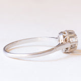 Solitario antico in platino con diamante di taglio brillante (0.59ct ca.), anni ‘30