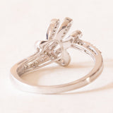 Anello vintage in oro bianco 9K con diamanti (0.25ctw ca.), anno 2009