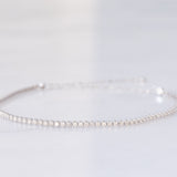 Tennis vintage in platino con diamanti (1ctw)