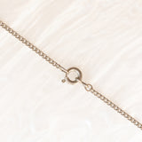 Collana antica con catenina in argento e con ciondolo in argento con cammeo, primi del ‘900