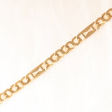 Braccialetto vintage in oro giallo 9K, anni ‘70/‘80