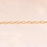 Collana vintage con ciondolo in oro giallo 9K e ciondolo in oro giallo e bianco 9K con diamanti (0.15ctw ca.)