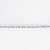 Collier vintage in oro bianco 18K con smeraldo (0.40ct ca.) e diamanti di taglio brillante (2.10ctw ca.), anni ‘80