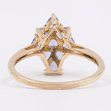 Anello in oro giallo 9k con tanzaniti (1,30ctw), 2014