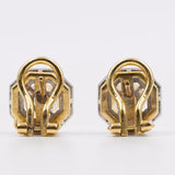 Orecchini vintage in oro giallo 18k con diamanti (0,70ctw), anni '70