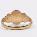 Anello a sigillo in oro giallo 9k, 1974