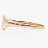 Anello vintage da sigillo in oro giallo 8K