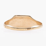Anello vintage da sigillo in oro giallo 8K