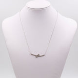 Collier vintage in platino con diamanti (0,43ctw)