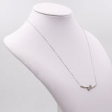Collier vintage in platino con diamanti (0,43ctw)