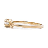 ANELLO IN ORO GIALLO 8K CON SPINELLO SINTETICO