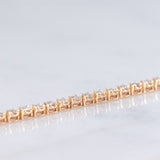 Tennis vintage in oro giallo 18K con diamanti di taglio brillante (1.50ctw), anni ‘90