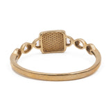 Anello vintage in oro giallo 9k