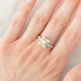 Anello vintage in platino con diamanti (1.07ctw), anni ‘90