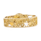 Anello vintage in filigrana di oro giallo 18k