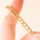 Braccialetto vintage in oro giallo 9K, anni ‘70/‘80