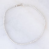Braccialetto tennis vintage in platino con diamanti di taglio brillante (2.09ctw), anni ‘90