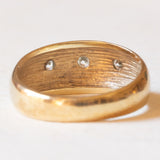 Trilogy gypsy vintage in oro giallo 8K con diamanti di taglio brillante (0.14ctw ca.), anni ‘70