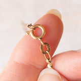 Catenina vintage con maglia a “S” in oro giallo 9K