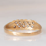 Anello “keeper” vintage in oro giallo 9K