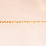 Collana vintage con catenina in oro giallo 9K e ciondolo in oro giallo 10K con tanzaniti (1.30ctw ca.) e diamanti