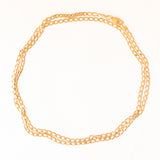 Catenina con maglia “curb” vintage in oro giallo 9K