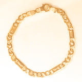 Braccialetto vintage in oro giallo 9K, anni ‘70/‘80