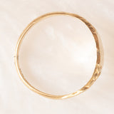 Anello da sigillo vintage in oro giallo 9K, anno 1992