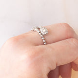Contrarier vintage regolabile in platino con diamanti (0.50ctw), anni ‘90