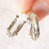 Orecchini in oro bianco 18K con acquamarine (7ctw ca.)