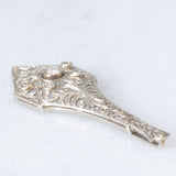 Pendente Art Déco in platino con diamanti (0.15ctw ca.), anni ‘30