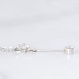 Collana con pendente vintage in platino con diamanti di taglio brillante (0.60ctw), anni ‘90