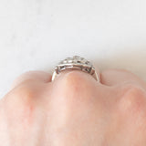 Anello antico in platino con diamanti di taglio vecchia miniera e di taglio rosetta (0.75ctw ca.), anni ‘10/‘20