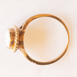 Anello da cocktail vintage in oro giallo 9K con opale (0.20ct ca.), anni ‘60