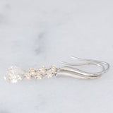 Orecchini pendenti vintage in platino con diamanti (1ctw), anni ‘90/anni ‘2000